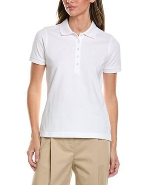 Brooks Brothers Pique Golf Polo Shirt - White
