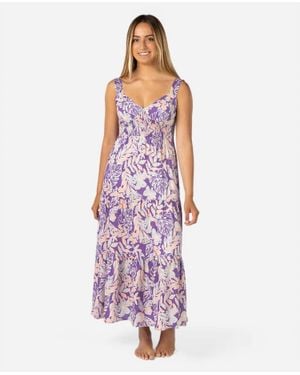 Rip Curl Palm Party Maxi Dress - Purple