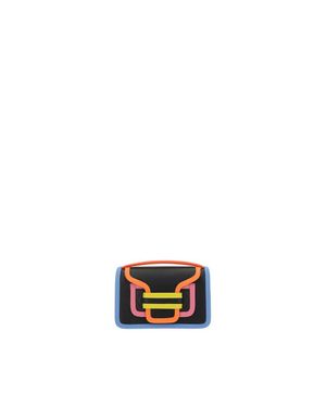Pierre Hardy Calf Leather Bos Taurus Shoulder Bag - Multicolor