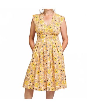 Mata Traders Lucille Dress - Yellow