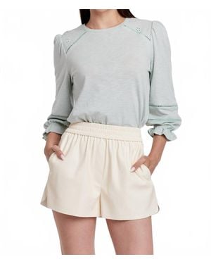 Another Love Destiny 3/4 Sleeve Top - Gray