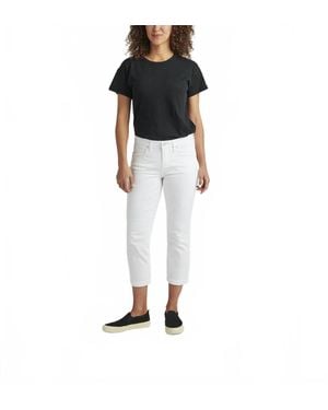 Jag Cecilia Mid Rise Capri - Black