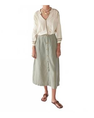 MAISON HOTEL Carlota Skirt - Green