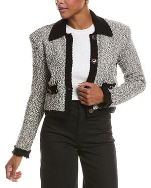 L'Agence Arielle Collared Jacket - Black
