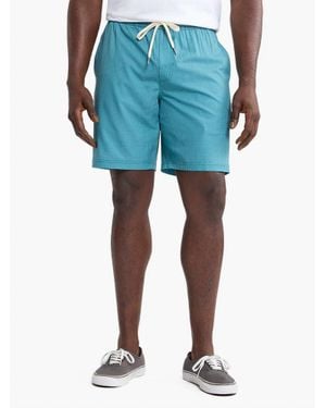 Fair Harbor One Casual Cotton Shorts - Blue