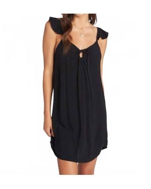 Roxy Future Thoughts Woven Strappy Mini Dress - Black