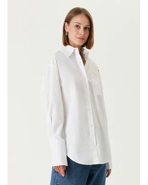 Pcfg Cotton Long Sleeve Shirt - White