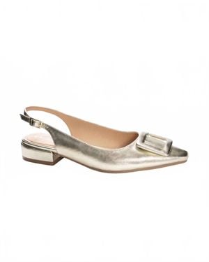 Chinese Laundry Lindy Slingback Flats - Metallic