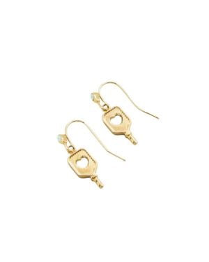 spartina 449 Pickleball Paddle Earrings - Metallic