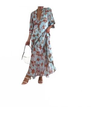 Jen's Pirate Booty Reflections Saloon Maxi Dress - Blue