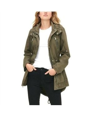 Levi's Parachute Fish Tail Mid Length Utility Jacket - Green