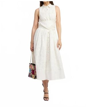 En Saison Courtney Midi Dress - White