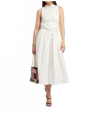 En Saison Courtney Midi Dress - White