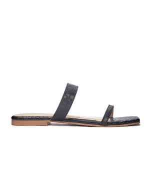 Chinese Laundry Deana Leather Slide Sandal - White