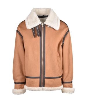 DUNST Polyester Eco Plush Jacket - Brown