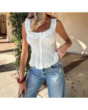 Mustard Seed Mabel Tank Top - White