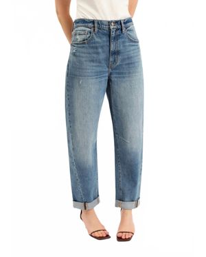 DAZE Venice Barrel Leg Jeans - Blue