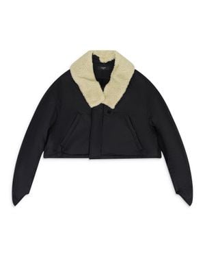 Amiri Cropped Parka Jacket - Black