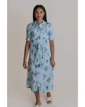 Laroque Ellie Midi Dress - Blue