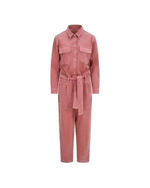 One Collective Utility Jumpsuit - Red