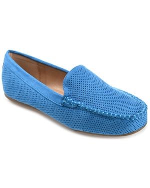 Journee Collection Apos;S Comfort Halsey Medium And Wide Width Loafer - Blue