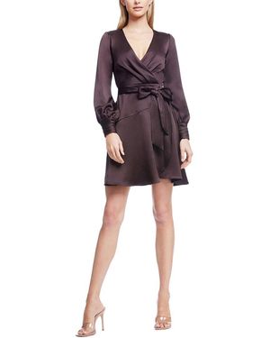 livia fit & flare dress dress the population Dress The Population Livia Dress - Purple