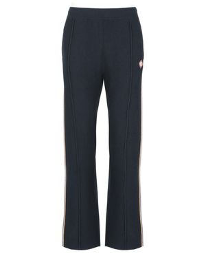 CASABLANCA Cafe Stripe Side-Striped Pants - Blue
