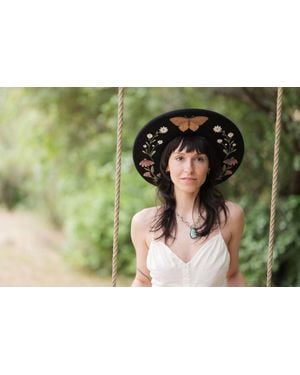 Wild as Heck Florence Brim Hat - Green
