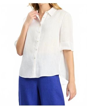 tyler boe Tommy Linen Shirt - White