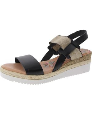 UNITY IN DIVERSITY Stretch Slingback Sandals - Black