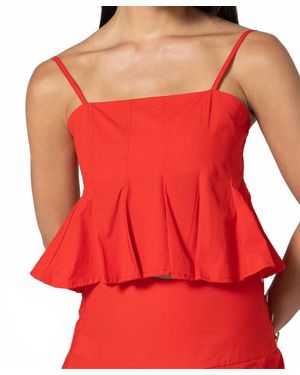 LUSANA Karla Top - Red