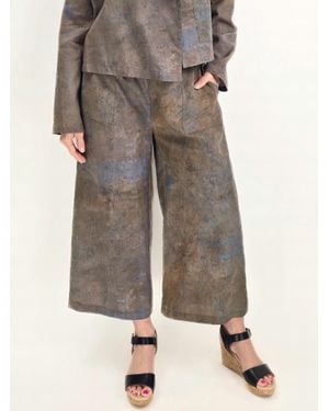 Chalet Et Ceci Bonnie Wide Leg Pants - Gray