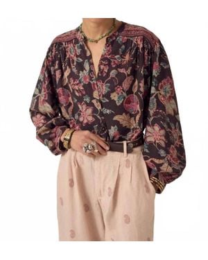 MAISON HOTEL Wild Iris Luna Shirt - Multicolor