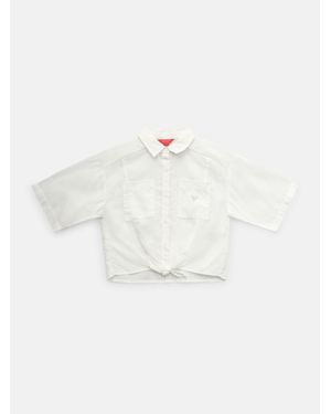 Guess Vivian Woven Top (7-14) - White