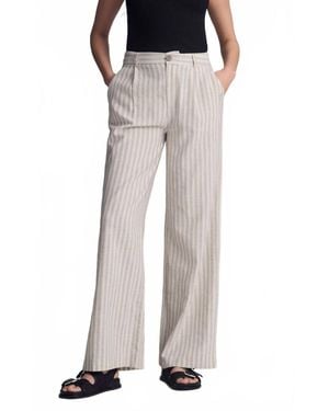 Mavi Woven Straight Leg Pants - White