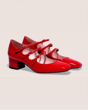 Gini & Albert Kiki Maryjane Sandals - Red