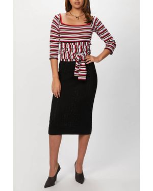 Mr. Mittens Midi Skirt - Black