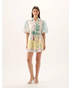 ROAME. Berkley Mini Dress - Natural