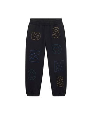 Stella McCartney Boy Pants With Smc Embroidery - Blue