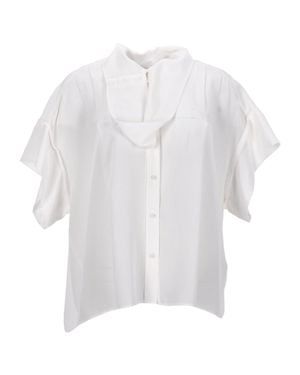 IRO Manly Buttoned Top - White