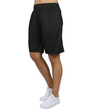 Jump Start Moisture-Wicking Performace Active Mesh Shorts (S-2Xl) - Black