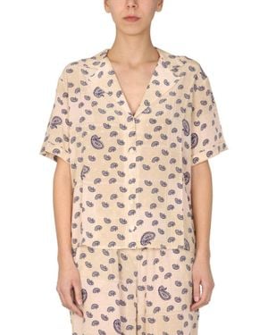 Être Cécile Paisley Print Shirt - Natural