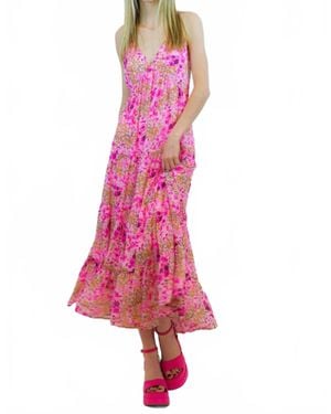 Reset By Jane Sophie Floral Maxi Dress - Pink