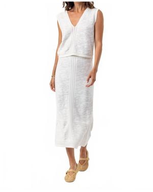 Sundays Zoie Midi Skirt - White