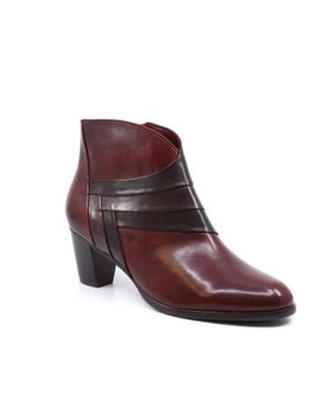 Regarde Le Ciel Sonia Glove Leather Boot - Brown