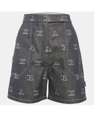 Max Mara Max Mara Jacquard Canvas Shorts - Gray