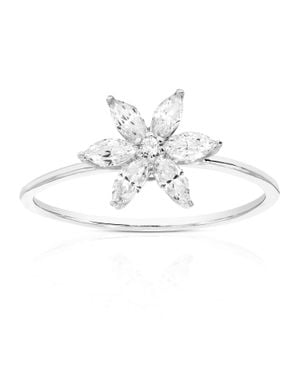 Vir Jewels 3/5 Cttw Marquise Lab Grown Diamond Ring - White