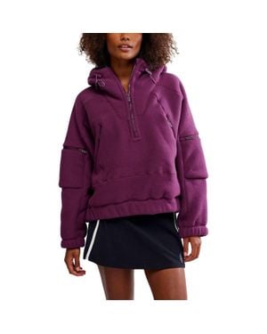 Fp Movement Wild And Free Fleece Pullover - Purple