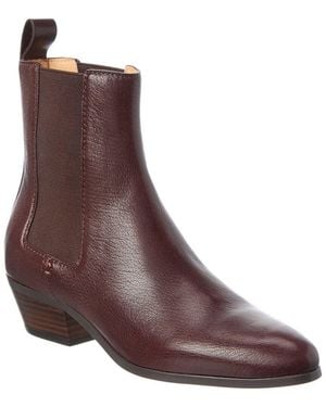 Odissi Leather Boot - Purple