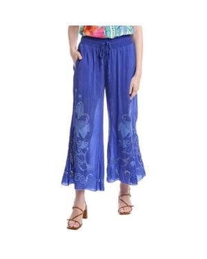 Johnny Was Rachel Pant Roseann - Blue